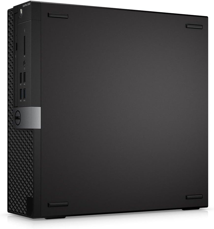 Complete Desktop DELL  OptiPlex 3040 SFF Small Desktop (Intel Pentium G4400, 8GB 500 HDD RAM, , Windows 10 Pro, Black),22 inch Dell Monitor