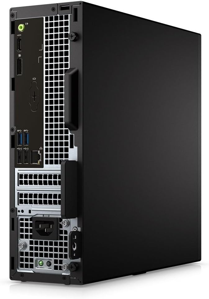 Complete Desktop DELL  OptiPlex 3040 SFF Small Desktop (Intel Pentium G4400, 8GB 500 HDD RAM, , Windows 10 Pro, Black),22 inch Dell Monitor