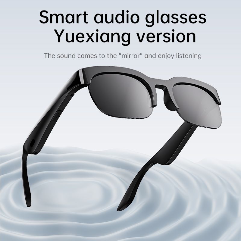 Smart Audio Glasses AI Translation Bluetooth Sunglasses Open Ear Wireless Fashion Earphones Boda Boda Motorcycle Safe Riding Trendy Eyewear Outdoor Sport Headphones with Mic Anti-UV Long Battery