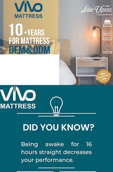 ViVo Mattress High Density Plian Home Living Bed Room Soft and long-lasting Mattress Comfy and Health Mattress from Factory Directly Gray or Black or Brown Color Good quality Best price cofy your home