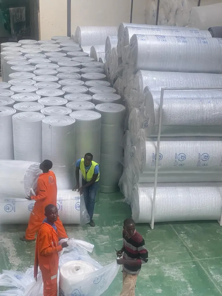 Thermal Insulation Foam Roll 1.9m x 50m – 3mm/5mm/10mm – Roof & Garden Heat Barrier for Warehouses,Double Sizes Foil Heat Insulation, Hotels & Homes，Make Your Work & Living Spaces More Comfortable