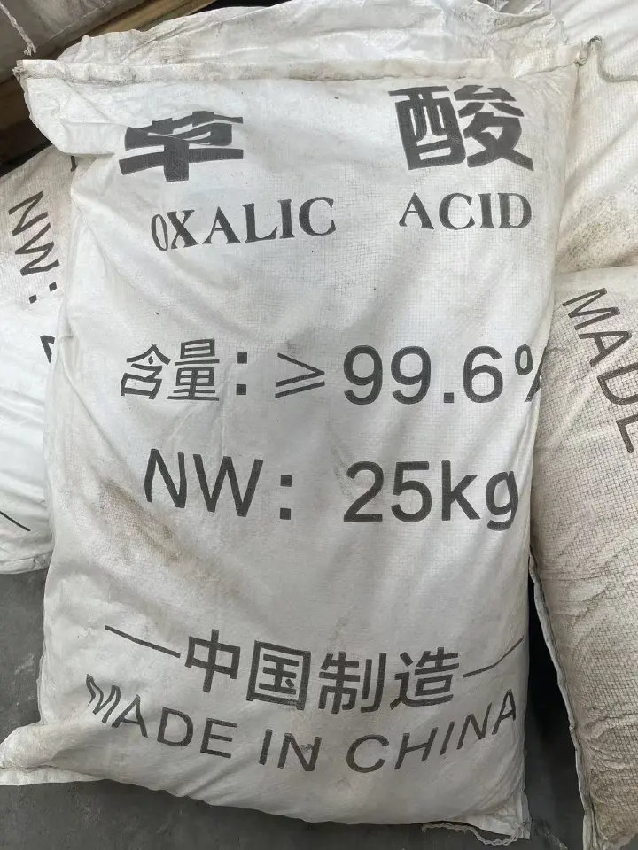 Oxalic Acid 99.6% High Purity – 25kg Industrial Rust Remover & Cleaning Chemical – Made in China,Professional Grade Oxalic Acid 99.6% (25kg) – Metal Rust Removal, Water Treatment & Fabric Cleaning