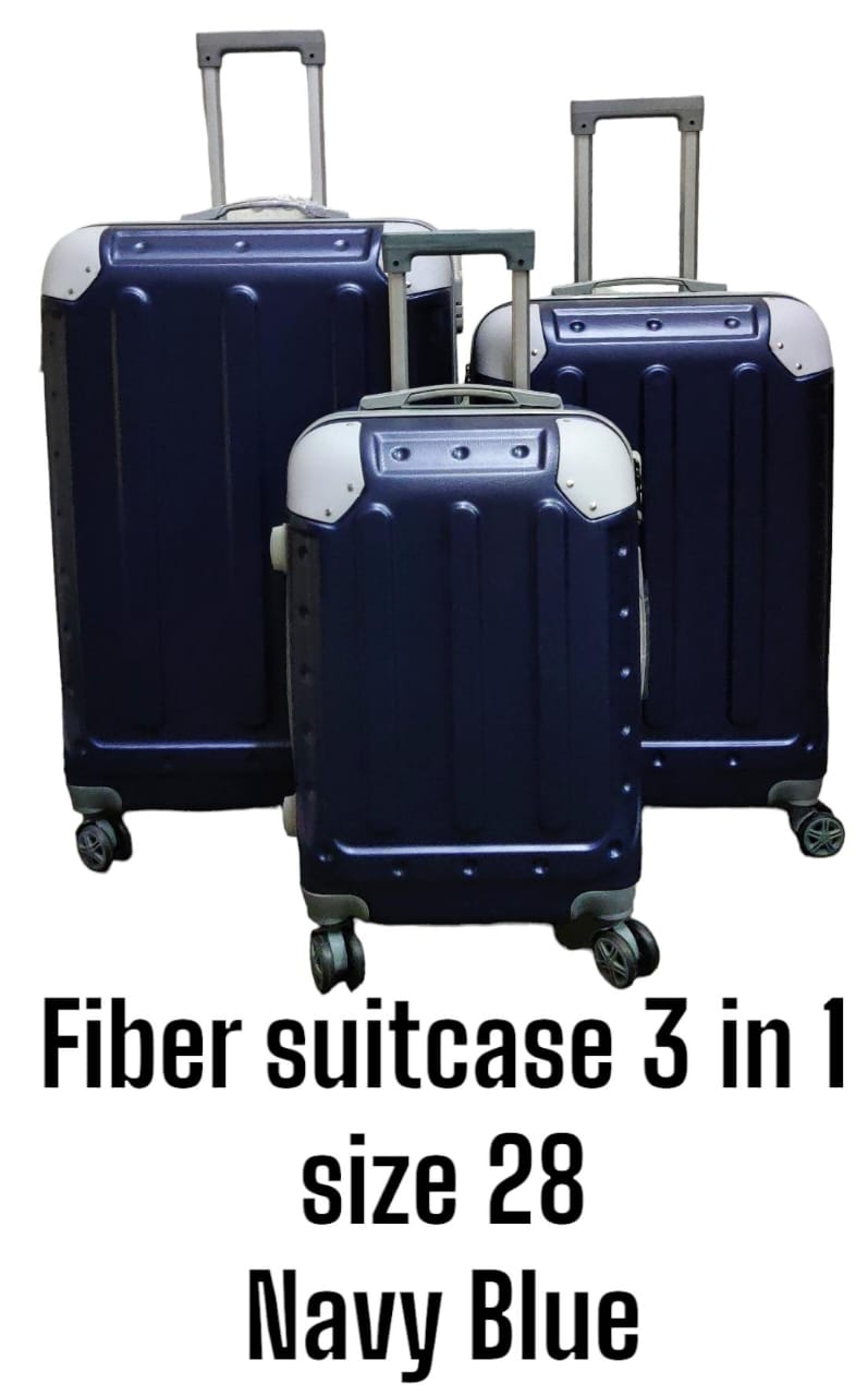 3 Pieces PVC High Quality Travel Suitcase Travel Bag Travel Briefcase With Wheel   Made of durable PVC material, it is lightweight and easy to transport. The set includes a large suitcase, a medium su