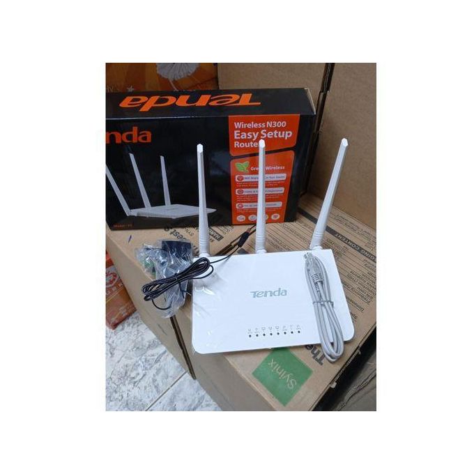 Tenda F3 Wireless Router  uses a superior Advanced Chip ensures stable and fast wireless performance, making it ideal for streaming music, uploading photos, video chatting, HD video streaming and othe