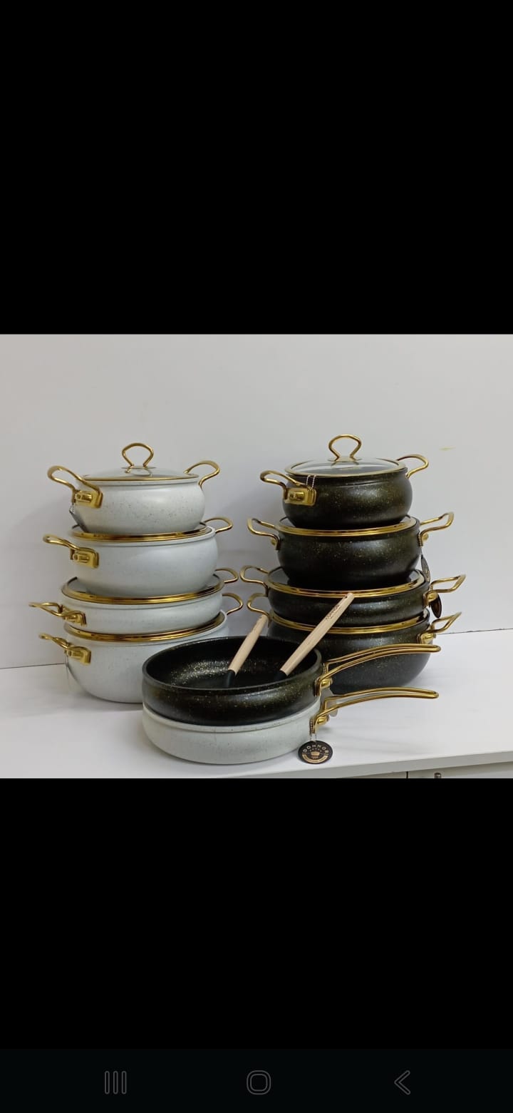 Phisima 9pcs cook ware It also has glass lids makes viewing food easy from start to finish. It is both a healthy and an Eco friendly way to cook, suitable for home and can be used for long time.