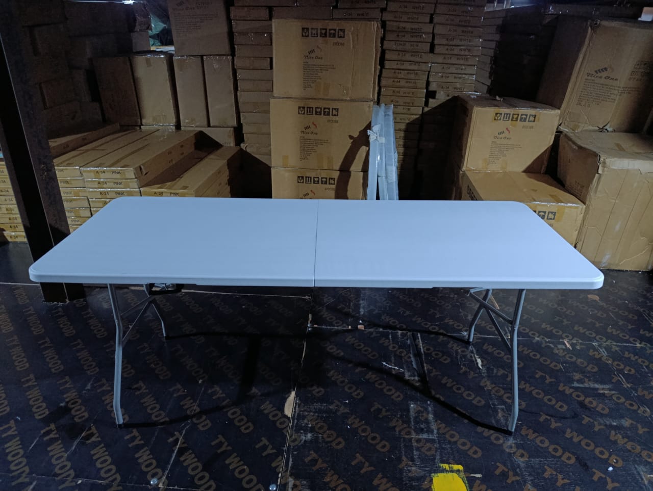 Foldable camping table  Use it as a dining table for outdoor cookouts, game table for poker nights, or serving table for backyard birthday parties