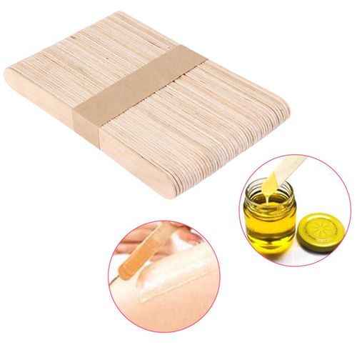 Wooden Waxing Spatula / Tongue Depressor 50 PCS