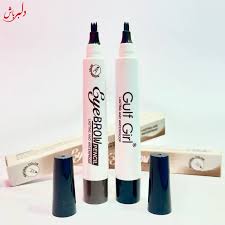 Eye brow Contouring Pencil Waterproof Eyebrow Pen HD 4 Micro Fork Tip Applicator view 2