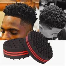 Hair Sponge Oval Curl Twist Coil Brush Sponge for Dreads Locking (Small)