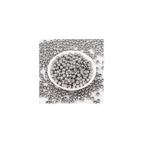 50pc Loc Sprinkles Silver Beads For Micro locks/ DIY (Big size