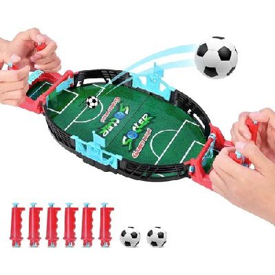 Mini Table Soccer Game, Interactive Foosball Game, Table Soccer Toy, Table Foosball for Kids, Interactive Soccer Board Games, Foosballs for Kids, Gift for Kids