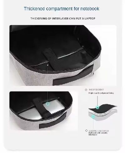 Fashion 3 In 1 Water proof antitheft Business mens Laptop Bag Backpack Crossbody Bag