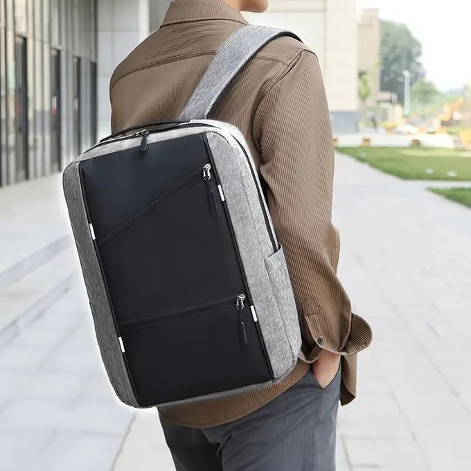 Fashion 3 In 1 Water proof antitheft Business mens Laptop Bag Backpack Crossbody Bag