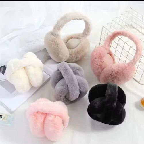 Adjustable Earmuffs Cozy Foldable Faux Fur Ear Muffs for Women