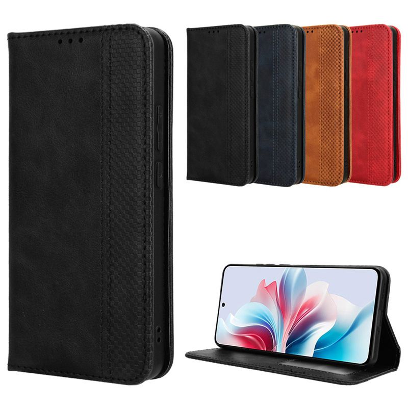 Wallet Leather Phone Case for OPPO Reno11 F 5G/Reno 11F 5G/F25 Pro 5G [Shockproof Protective] with Magnetic Protective Cellphone Case