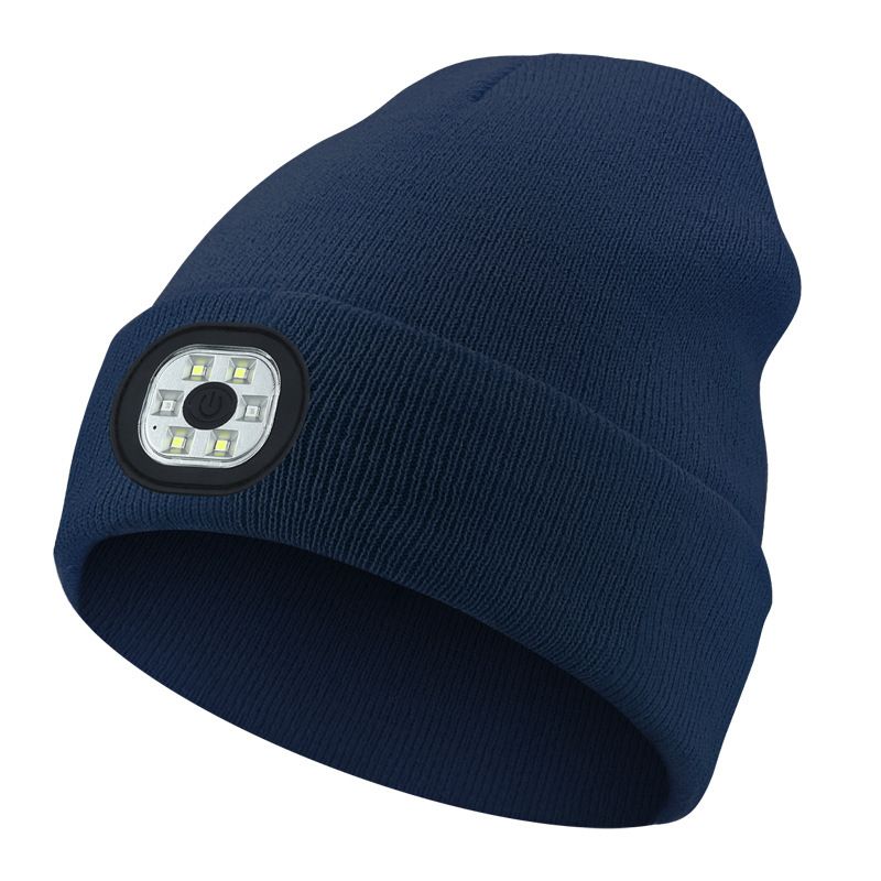 Bosttor Bluetooth Beanie Hat with Light, Headlamp Cap with Headphones and Built-in Speaker Mic, Gifts for Men Women Teen