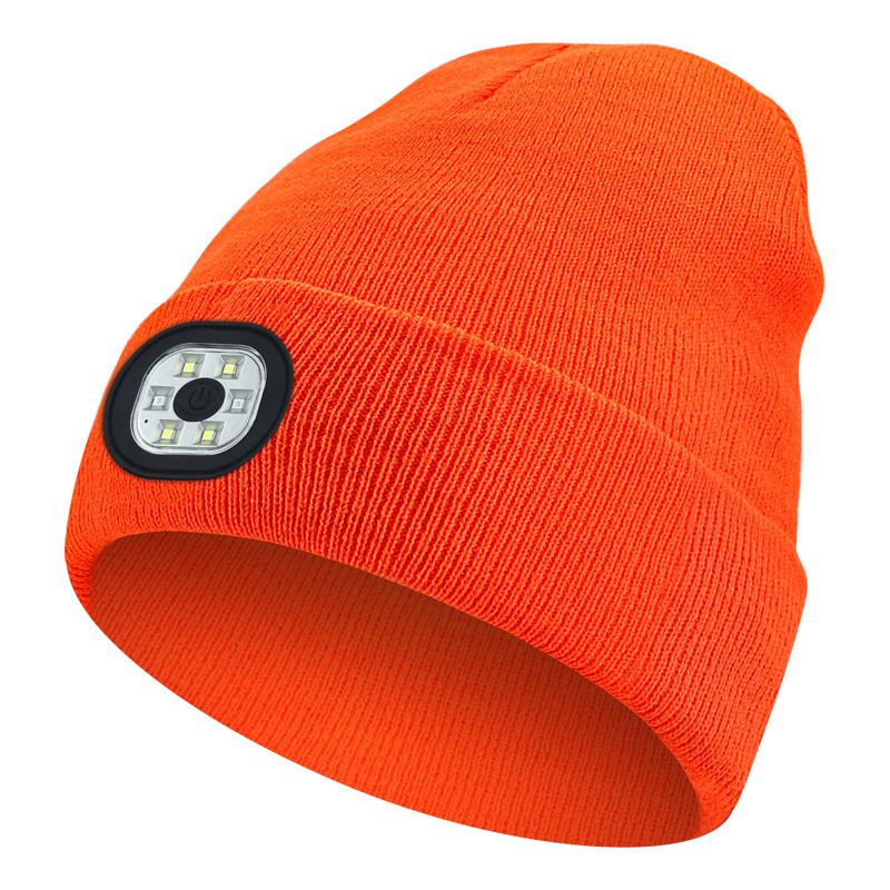 Bluetooth Beanie with a Light, Unisex USB Rechargeable 4 LED Fashlight Hat , Unique Christmas Birthday Gifts for Men Him Husband Teen