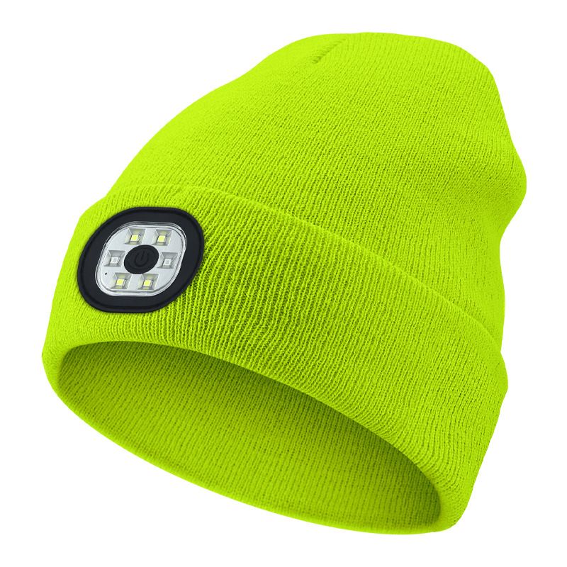 Bluetooth Beanie with a Light, Unisex USB Rechargeable 4 LED Fashlight Hat , Unique Christmas Birthday Gifts for Men Him Husband Teen
