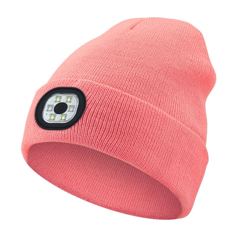 Bluetooth Beanie with a Light, Unisex USB Rechargeable 4 LED Fashlight Hat , Unique Christmas Birthday Gifts for Men Him Husband Teen