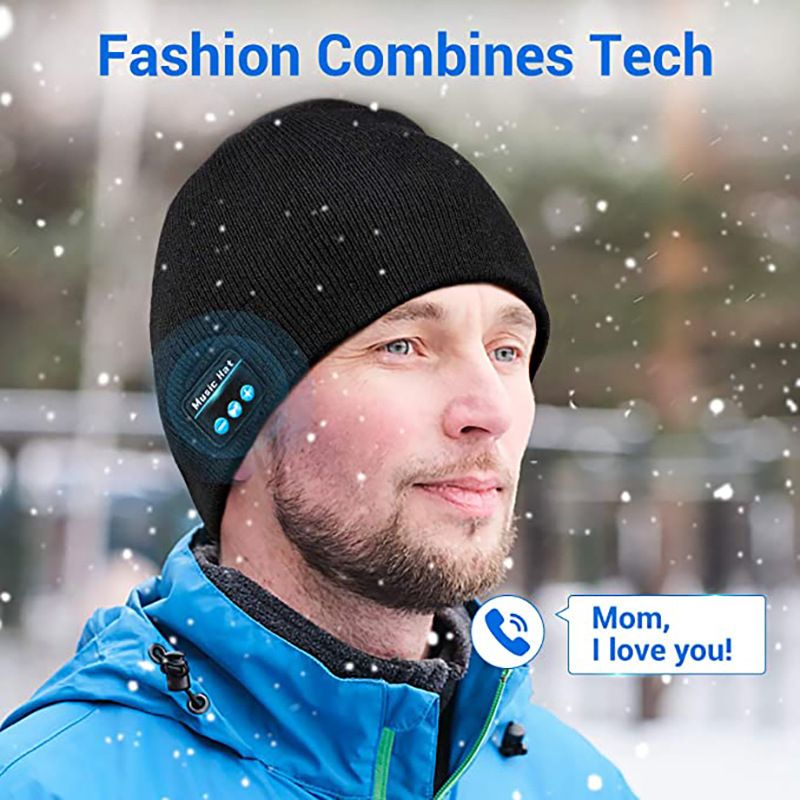 Bluetooth Beanie Bundle  Wireless Beanie Hats with Headphones for Men & Women