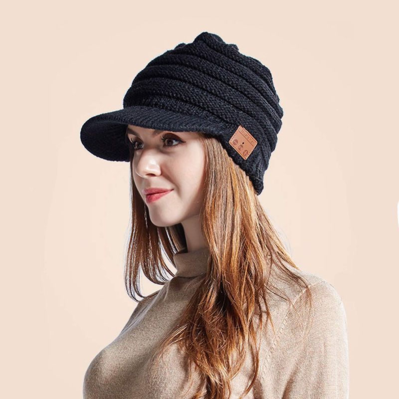 Bluetooth Hat Musical Hat for Outdoor Sports for Teenagers Men and Women
