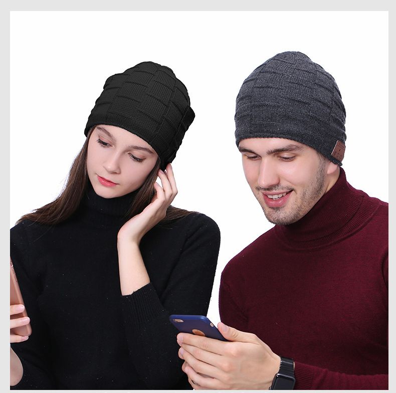 Bluetooth Hat Musical Hat for Outdoor Sports for Teenagers Men and Women
