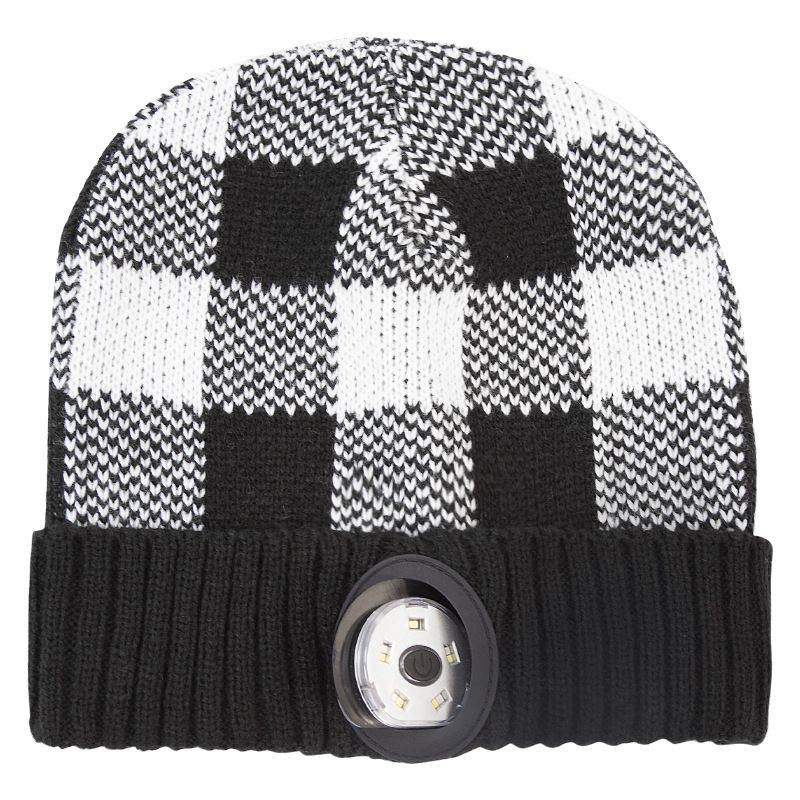 Bosttor Bluetooth Beanie Hat with Light, Headlamp Cap with Headphones and Built-in Speaker Mic, Gifts for Men Women Teen