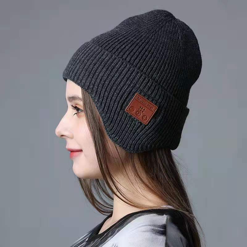 Bosttor Bluetooth Beanie Hat with Light, Headlamp Cap with Headphones and Built-in Speaker Mic, Gifts for Men Women Teen