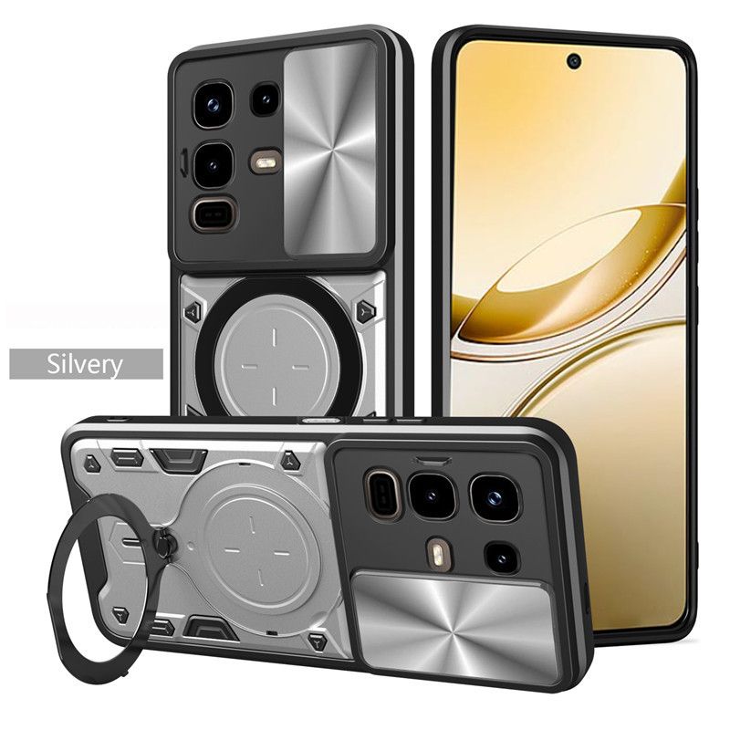 Infinix Note 50/50S/50X/40/40X/30 Tecno Camon 40/30 Case,with Slide Camera Lens Shockproof Phone Case