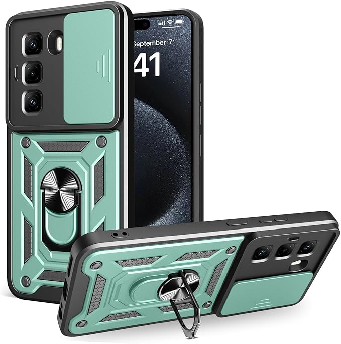 Infinix Hot 50/12i/40 Infinix Note 50/40 Case Cover,with Slide Camera Lens Phone Case Cover for Infinix Zero 40 Itel P55/RS4/S24/P65/S25