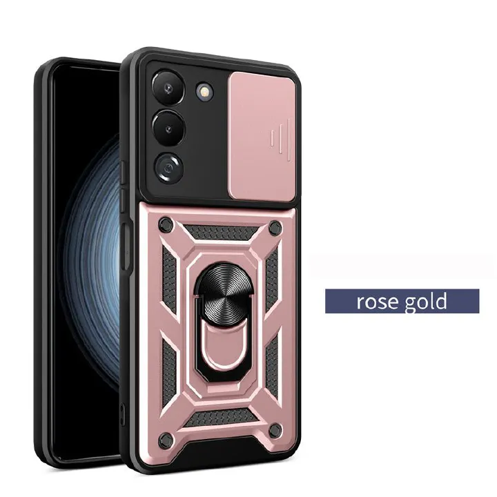 Infinix Zero 30/Tecno Camon 20 Case Cover,with Slide Camera Lens Phone Case Cover for Infinix Hot 30/Infinix Note 30