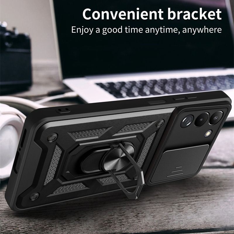Infinix Zero 30/Tecno Camon 20 Case Cover,with Slide Camera Lens Phone Case Cover for Infinix Hot 30/Infinix Note 30