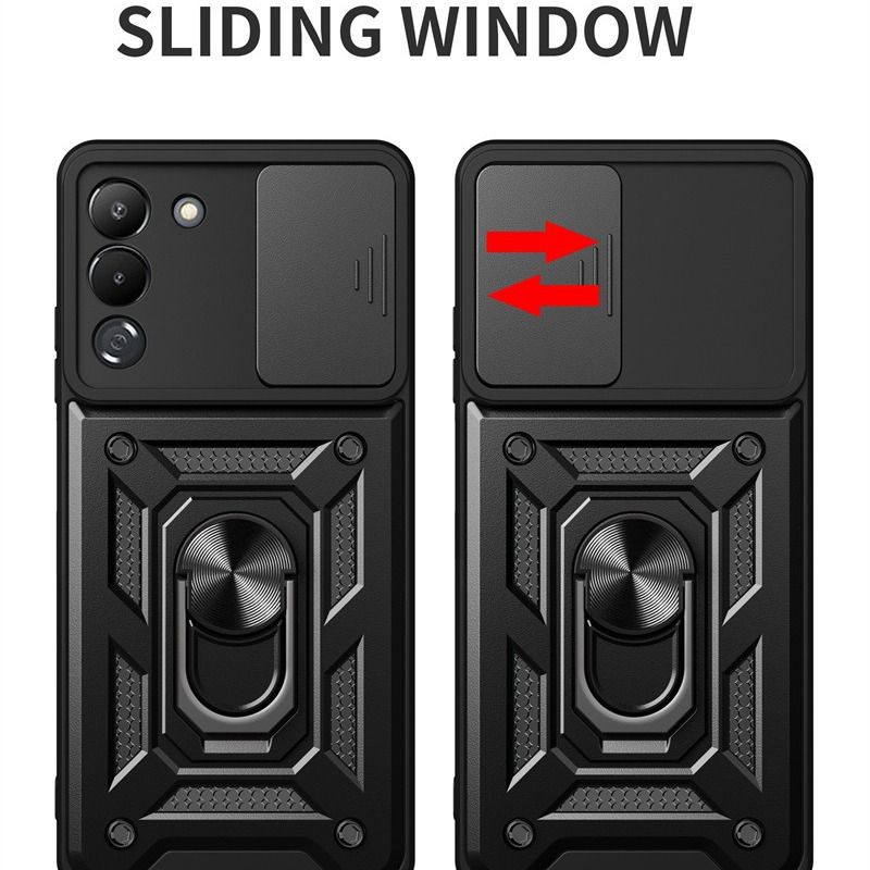 Infinix Zero 30/Tecno Camon 20 Case Cover,with Slide Camera Lens Phone Case Cover for Infinix Hot 30/Infinix Note 30