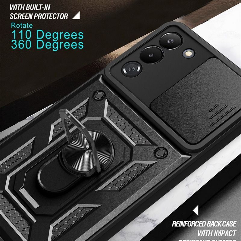 Infinix Zero 30/Tecno Camon 20 Case Cover,with Slide Camera Lens Phone Case Cover for Infinix Hot 30/Infinix Note 30