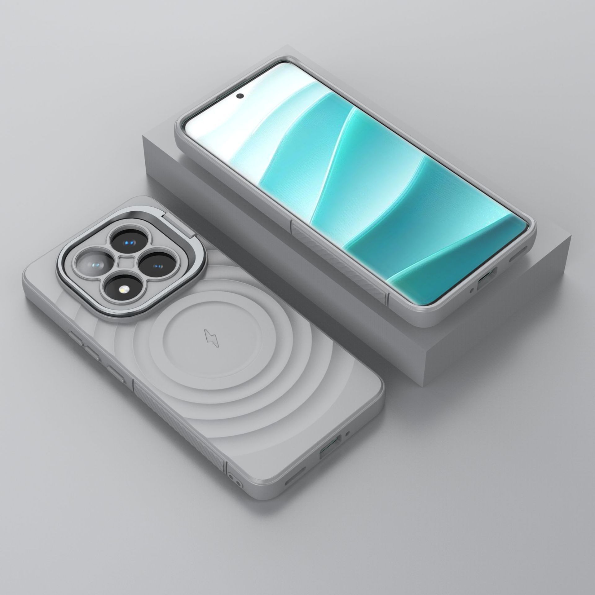 Xiaomi Redmi Note 14 5G/Note 14  Pro 5G/Note 14  Pro Plus 5G/Xiaomi Poco X7 Case Magnetic Shockproof Cover with Kickstand, Military Drop Protection MagSafe Phone Case