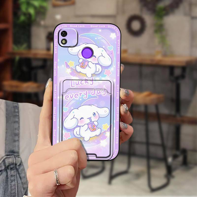 Tecno POP 4/POP 2 Pro/POP 5/POP 6 Lite/POP 7 Cartoon Wallet Phone Case，Shockproof TPU Soft Cover with Card Slot Cover Phone Case for  Tecno Pova 2/3/4/5 Pro/ 6 Neo/Pova Neo 3
