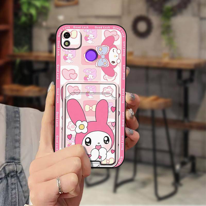 Tecno POP 4/POP 2 Pro/POP 5/POP 6 Lite/POP 7 Cartoon Wallet Phone Case，Shockproof TPU Soft Cover with Card Slot Cover Phone Case for  Tecno Pova 2/3/4/5 Pro/ 6 Neo/Pova Neo 3