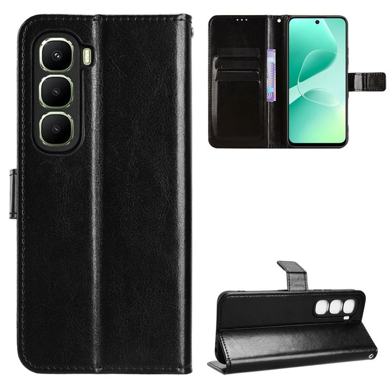 Infinix Hot 60 5G/Hot 60i 4G/Hot 60 Pro 4G/Hot 60 Pro Plus 4G Wallet case with RFID Blocking Credit Card Holder,Flip Book PU Leather Protective Cover Women Men
