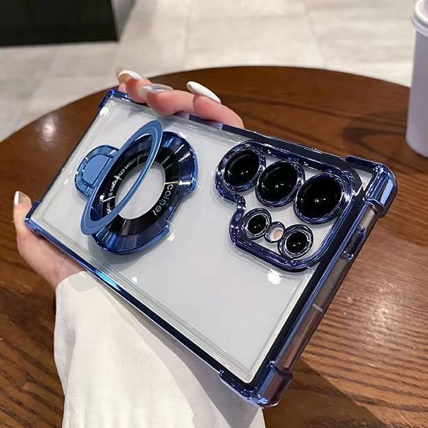 Samsung Galaxy A17/A56/A36/A26/A16/A55/A35/A25/A15/A54/A34/A24/A73/A14/A53/A33/A32/A71 Clear Phone Case ,Compatible with MagSafe, Military Standard Drop Protection Case, Scratch-Resistant Back Case