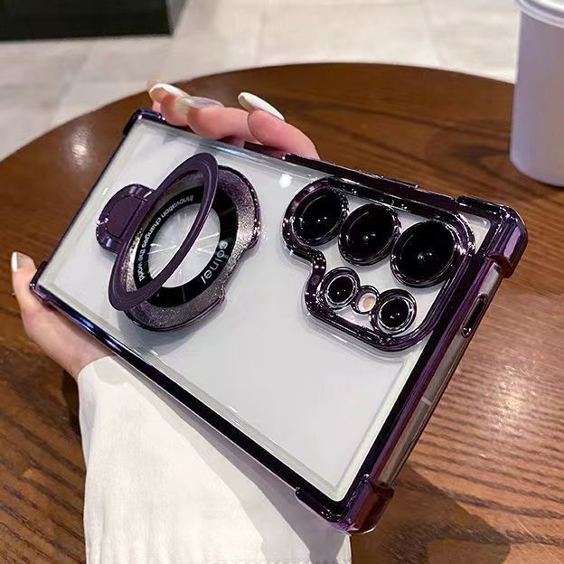 Samsung Galaxy A17/A56/A36/A26/A16/A55/A35/A25/A15/A54/A34/A24/A73/A14/A53/A33/A32/A71 Clear Phone Case ,Compatible with MagSafe, Military Standard Drop Protection Case, Scratch-Resistant Back Case