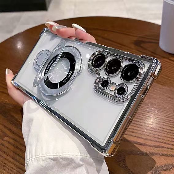 Samsung Galaxy A17/A56/A36/A26/A16/A55/A35/A25/A15/A54/A34/A24/A73/A14/A53/A33/A32/A71 Clear Phone Case ,Compatible with MagSafe, Military Standard Drop Protection Case, Scratch-Resistant Back Case