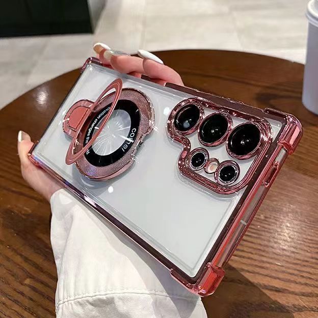 Samsung Galaxy A17/A56/A36/A26/A16/A55/A35/A25/A15/A54/A34/A24/A73/A14/A53/A33/A32/A71 Clear Phone Case ,Compatible with MagSafe, Military Standard Drop Protection Case, Scratch-Resistant Back Case