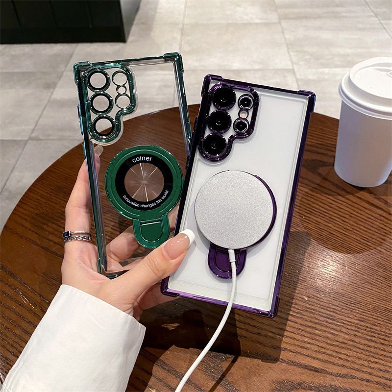 Samsung Galaxy A17/A56/A36/A26/A16/A55/A35/A25/A15/A54/A34/A24/A73/A14/A53/A33/A32/A71 Clear Phone Case ,Compatible with MagSafe, Military Standard Drop Protection Case, Scratch-Resistant Back Case