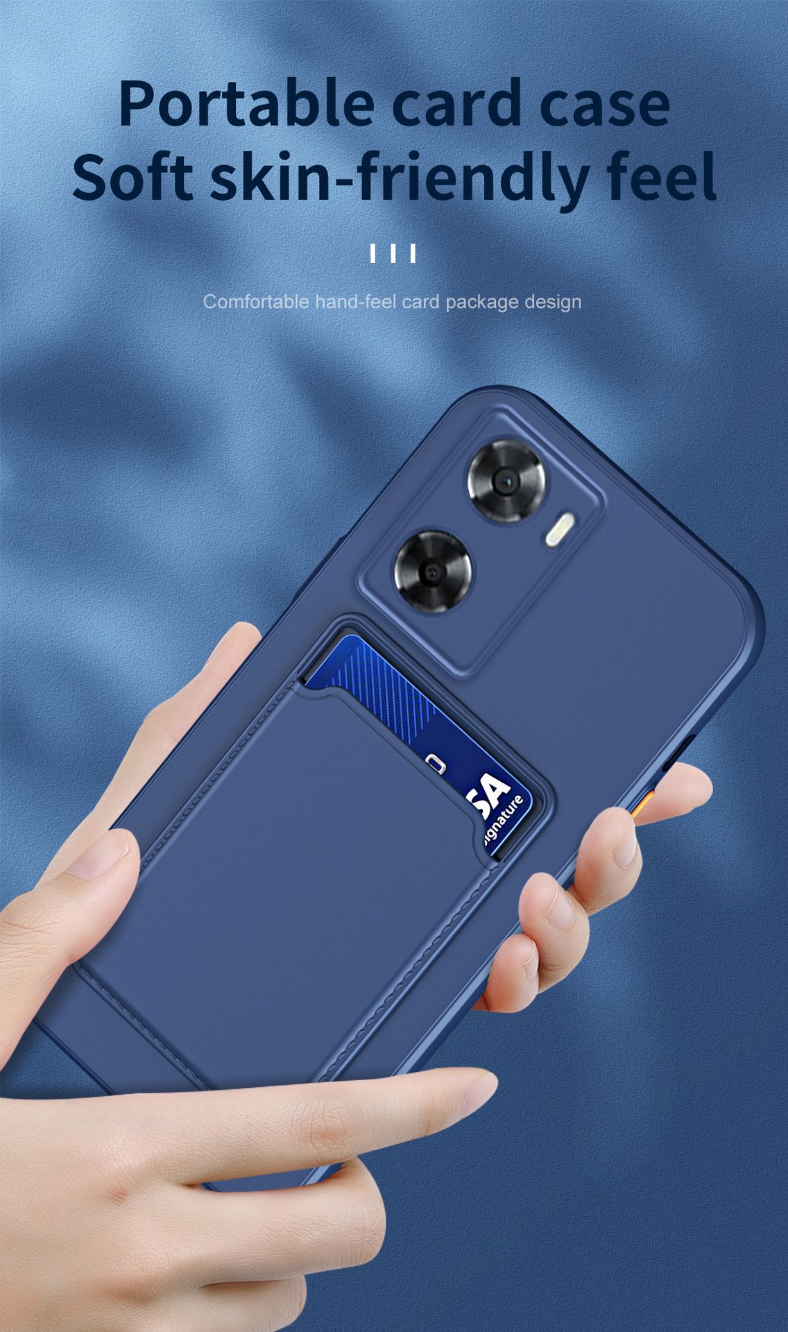 Samsung Galaxy S26 Ultra/S25 Ultra/S24 FE/S23 Plus/S22/S21 Ultra/S20/Note 20 Shockproof Full-Body Cover with Card Holder Slot & Precise Cutouts | Anti-Slip Anti-Fingerprint Soft TPU Protective Case