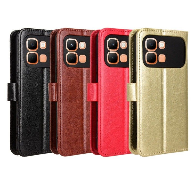 Infinix Note Edge 5G/X6887 PU Leather Phone Case Full-Body Protection Shockproof Wallet Cover for Infinix Note Edge 5G/X6887
