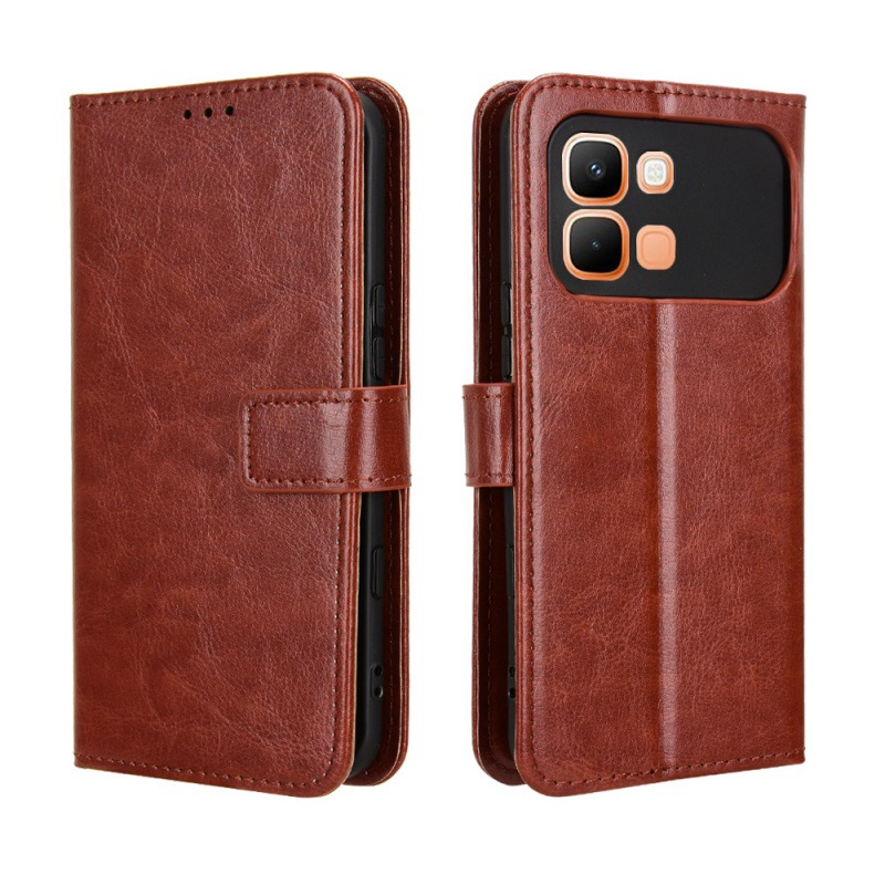 Infinix Note Edge 5G/X6887 PU Leather Phone Case Full-Body Protection Shockproof Wallet Cover for Infinix Note Edge 5G/X6887