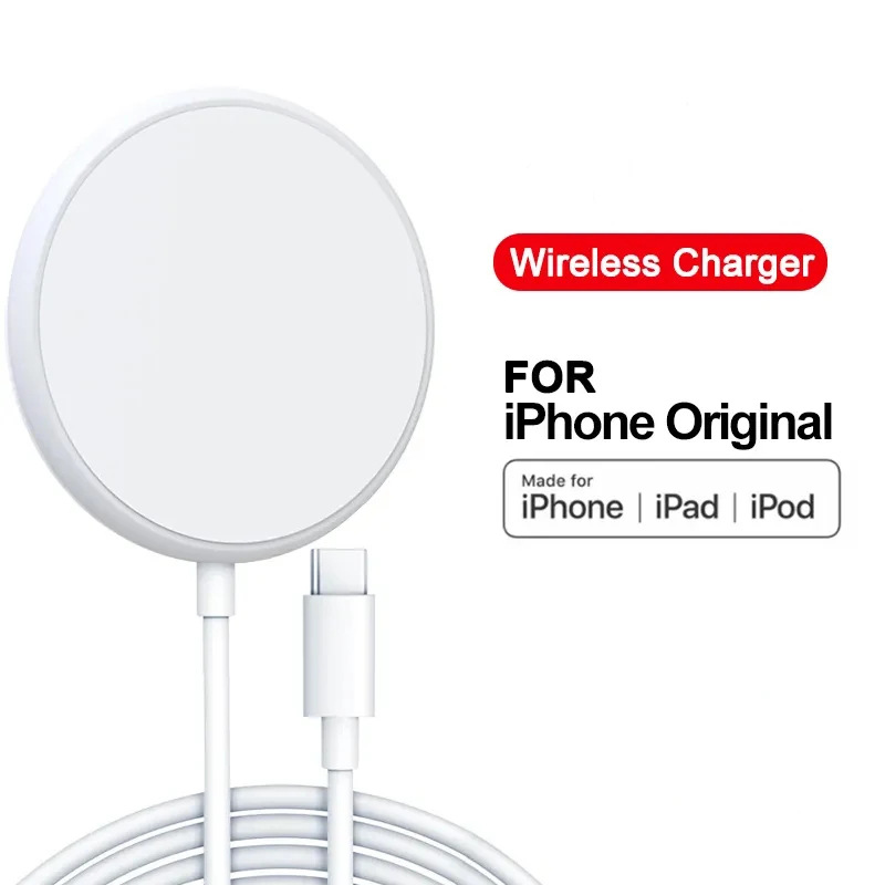 Magnetic Wireless Charger for iPhone 16 15, 15W Max iPhone Wireless Charger Fast Charging Pad Mag Safe Charger for iPhone 16/16 Plus/16 Pro/16 Pro Max/15/14/13/12