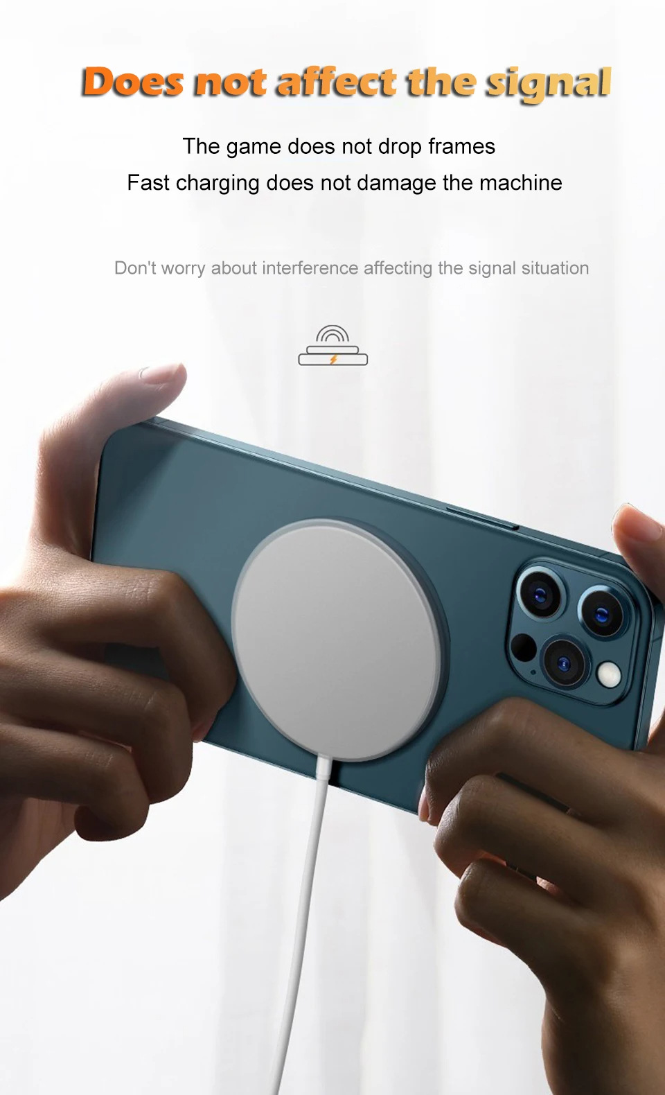 Magnetic Wireless Charger for iPhone 16 15, 15W Max iPhone Wireless Charger Fast Charging Pad Mag Safe Charger for iPhone 16/16 Plus/16 Pro/16 Pro Max/15/14/13/12