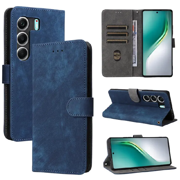 Tecno Camon 50 X821/Camon 50 Pro X824 Leather Phone Case with RFID Blocking Credit Card Holder,PU Wallet Flip Folio Case for Tecno Camon 50 X821/Camon 50 Pro X824/Camon 40/40 Pro