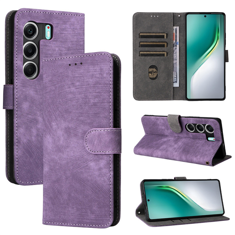 Tecno Camon 50 X821/Camon 50 Pro X824 Leather Phone Case with RFID Blocking Credit Card Holder,PU Wallet Flip Folio Case for Tecno Camon 50 X821/Camon 50 Pro X824/Camon 40/40 Pro